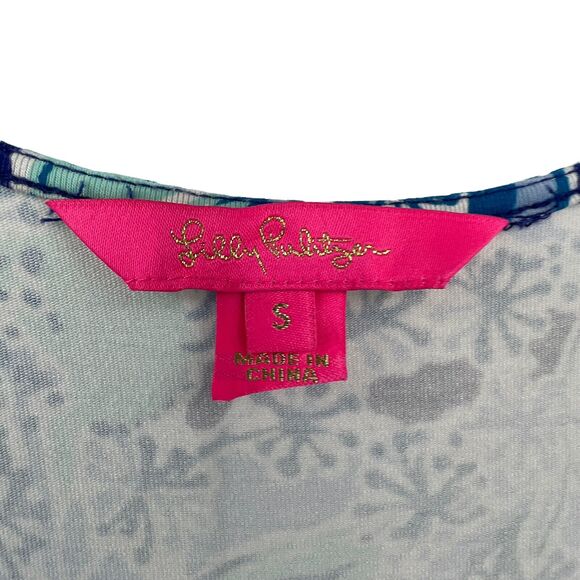 Lilly‎ Pulitzer Paulina Jumpsuit Koalafications Blue Purple Size Small - Picture 5 of 6